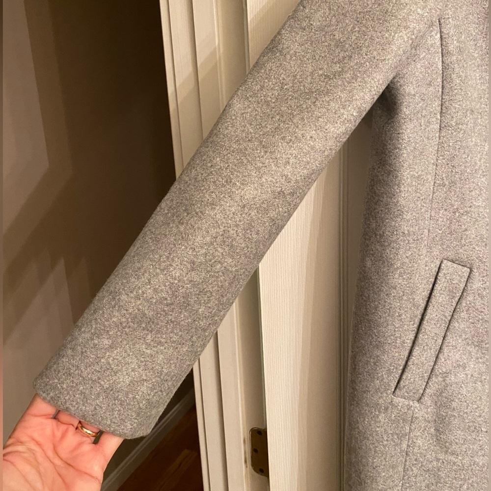 GAP Gray Pea Coat for Women - Picture 6 of 13